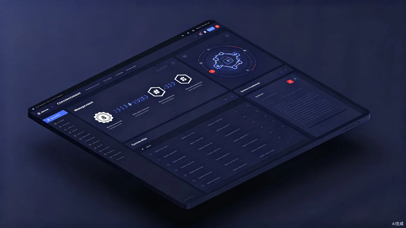 DocManage 后台仪表盘示意